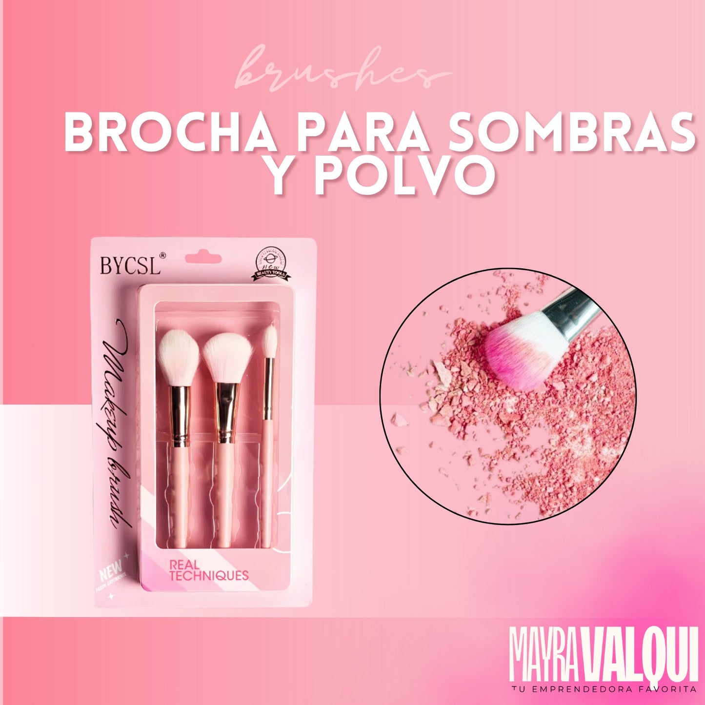 SET DE BROCHA BYCLS X 3 PZA