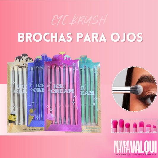 SET DE DIFUMINADORES X 7 PIEZAS