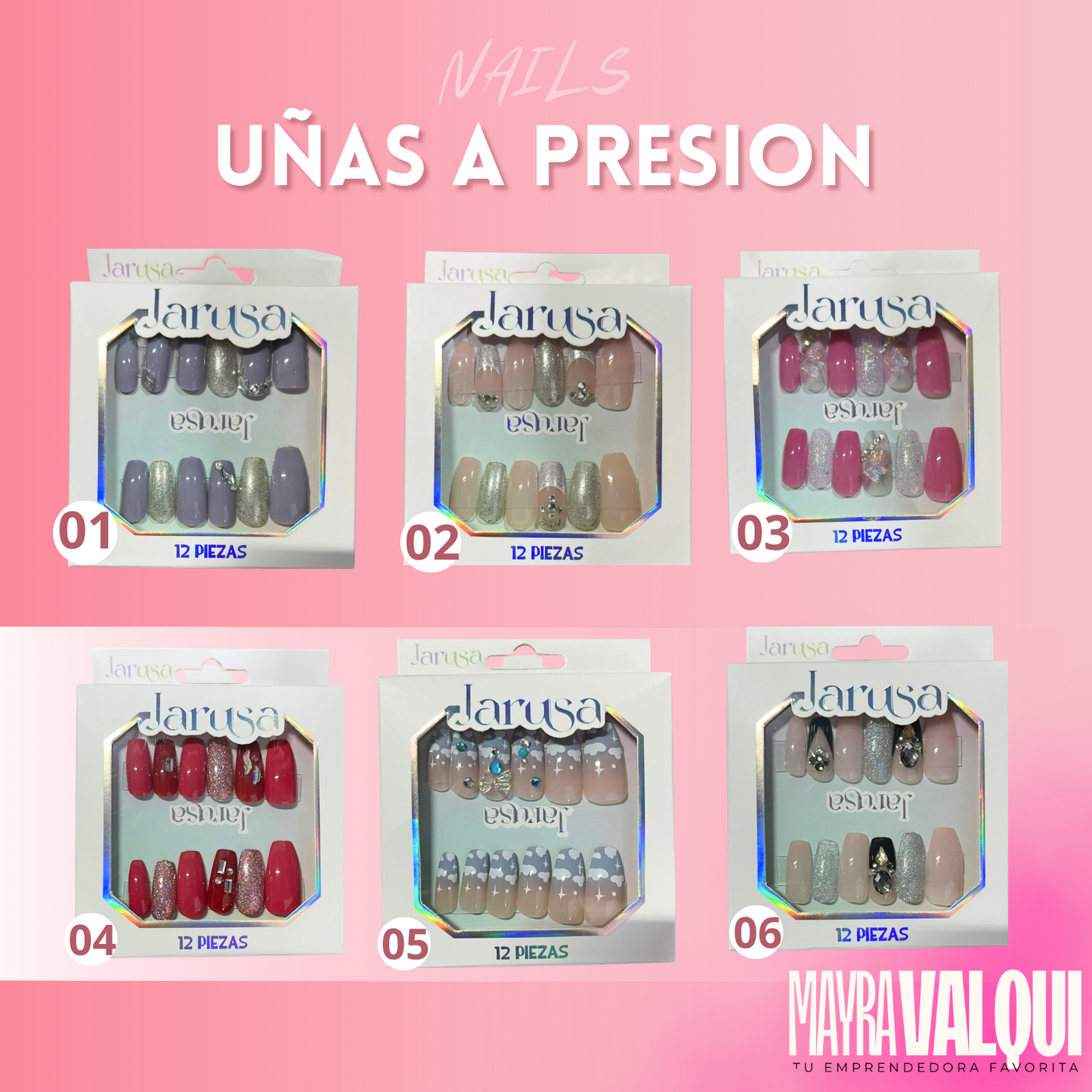 UÑA WHITE NAILS JARUSA