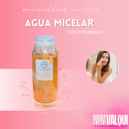 AGUA MICELAR VITAMINA C ESTELIN