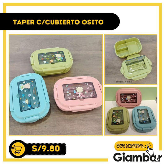 TAPER C/CUBIERTO OSITO